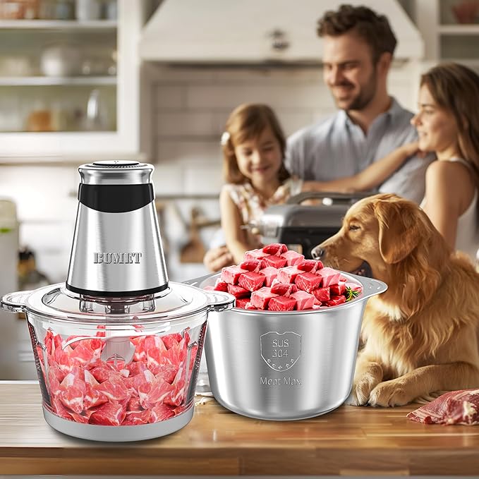 Electric food processor vegetable chopper 4 blades Small Food chopper Electric Meat grinder