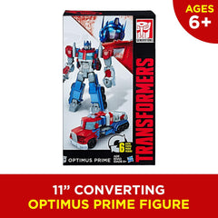 Transformers Optimus Prime Action Figure – 11'' Toy Truck for Kids 6+