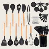 34-Piece Silicone Cooking Utensils Set – With Holder