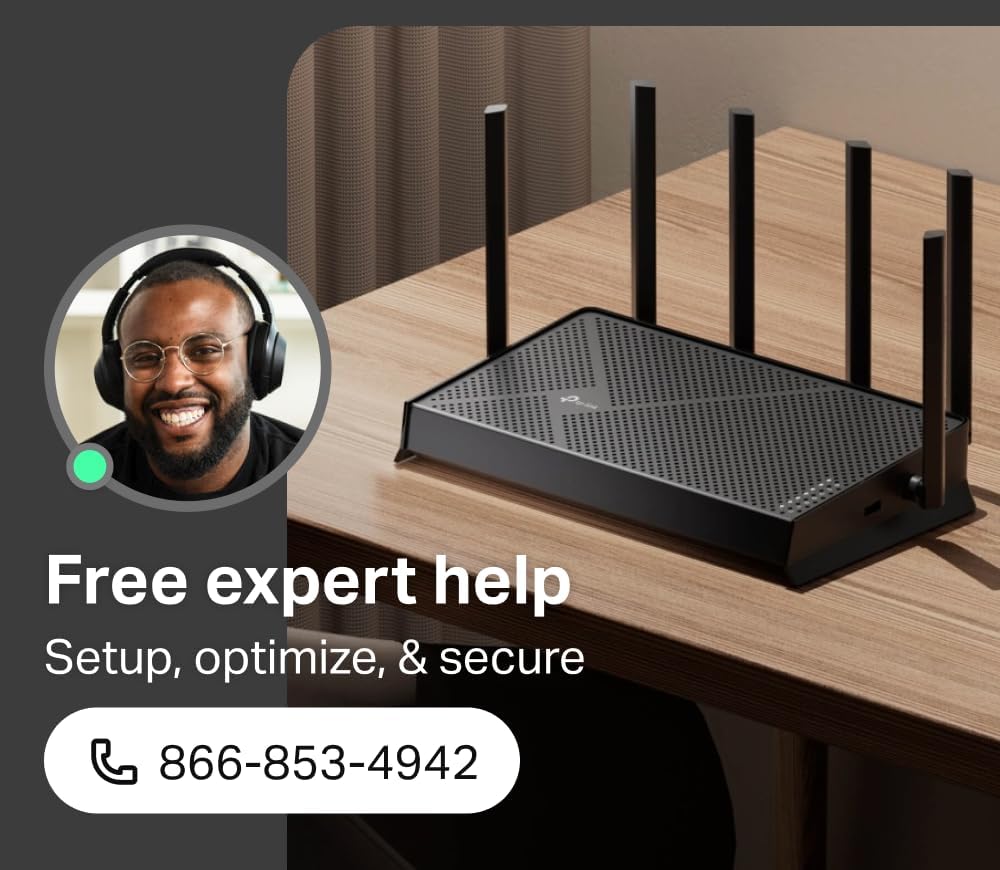 TP-Link Archer BE6500 Dual-Band Wi-Fi 7 Router (Archer BE400)