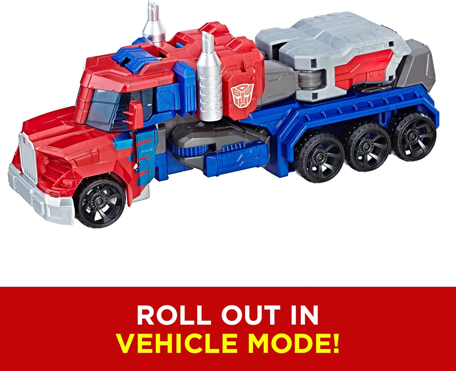 Transformers Optimus Prime Action Figure – 11'' Toy Truck for Kids 6+