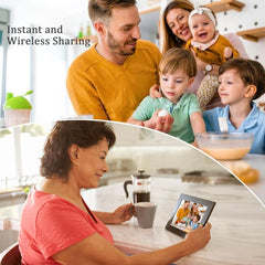 Digital Photo Frame with Touchscreen WiFi HD & App Sharing