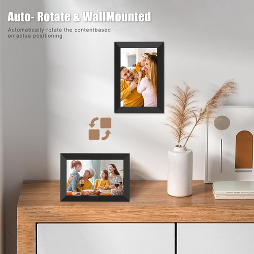 Digital Photo Frame with Touchscreen WiFi HD & App Sharing