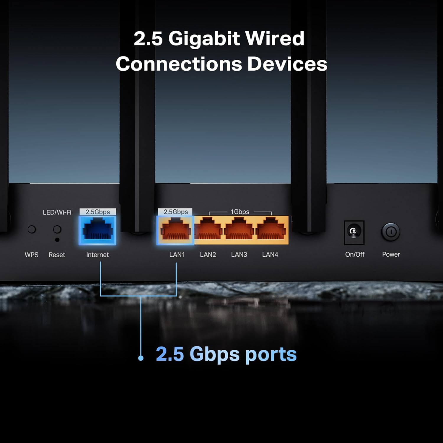 TP-Link Archer BE6500 Dual-Band Wi-Fi 7 Router (Archer BE400)