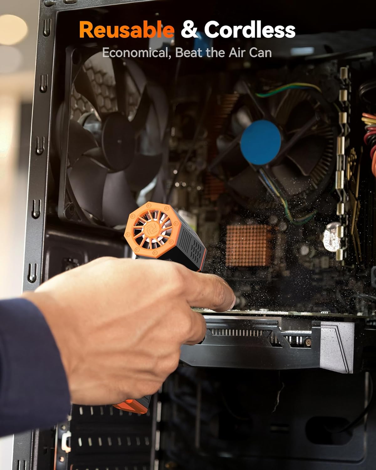 WOLFBOX MF50 Electric Compressed Air Duster – Fast Charging