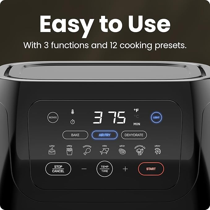 CHEFMAN Multifunctional Digital Air Fryer+ Rotisserie, Dehydrator, Convection Oven