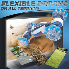 Gesture Sensing RC Stunt Car – 360° Rotating 4WD Hand-Controlled Toy for Kids