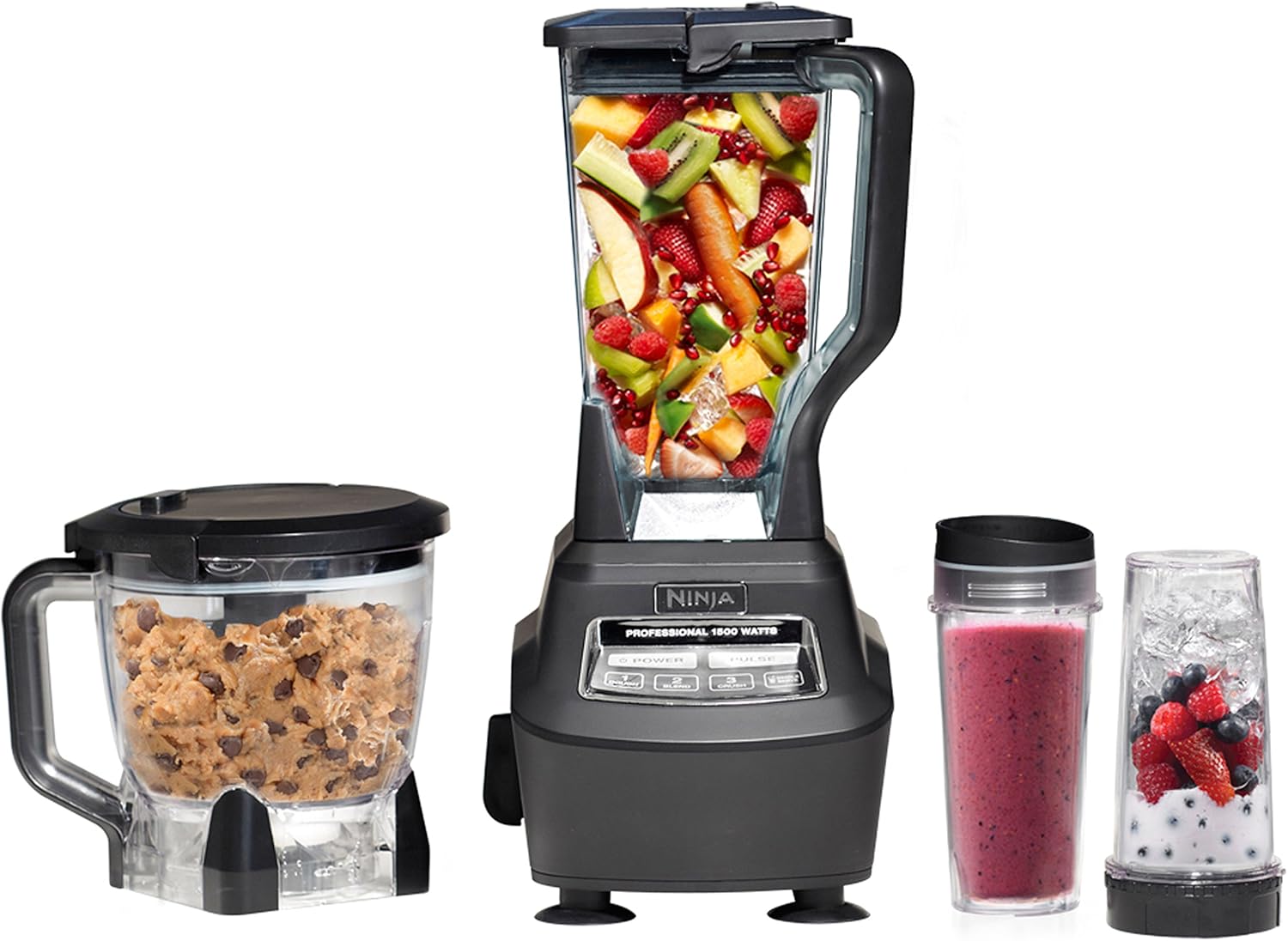 Ninja Mega Kitchen System, 1500W, 72 oz. Full-Size Blender & 8-Cup Food Processor