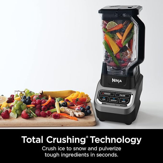Ninja Professional Blender 1000W, Total Crushing Technology for Smoothies