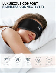 Bluetooth Sleep Headphones Mask with HD Speakers – For Side Sleepers