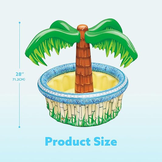 Inflatable Palm Tree Cooler – PVC Beach Party Decoration for Kids & Adults