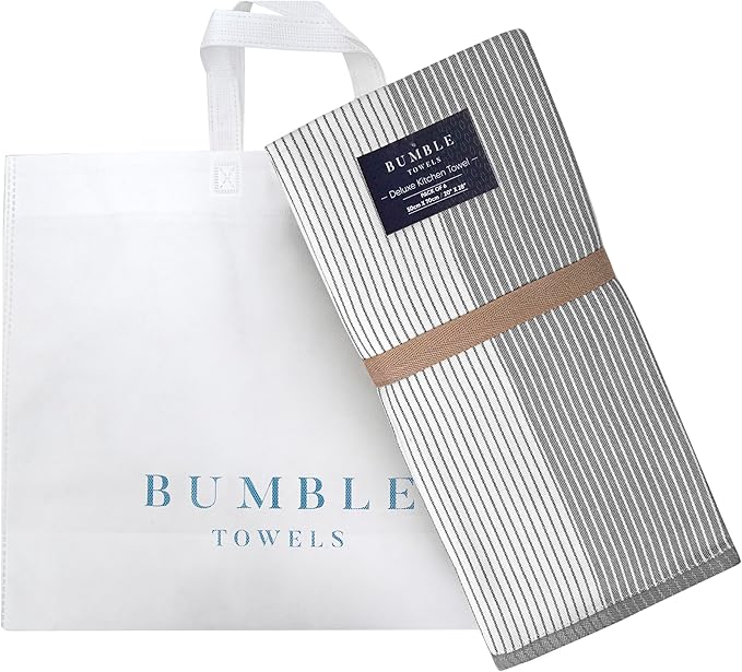 Premium Kitchen Towels | Large Cotton Kitchen Hand Towel | Flat & Terry Dish Cloths