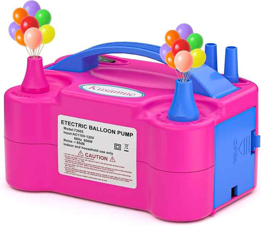 Electric Balloon Pump – 600W Dual Nozzle with Tying Tool