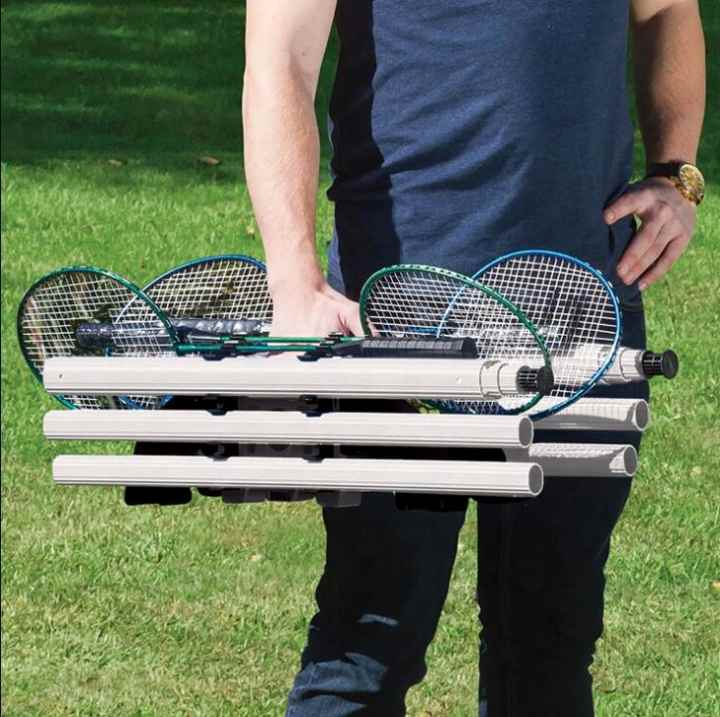 Easy Setup Badminton Set for Backyard or Beach – Includes Net, Rackets & Shuttlecocks