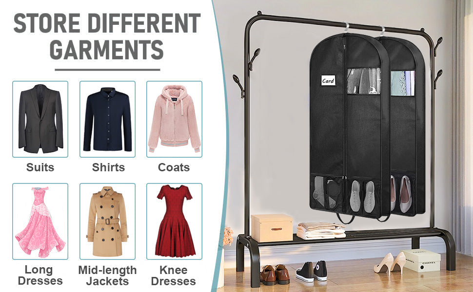 2-Pack 60 Garment Bags