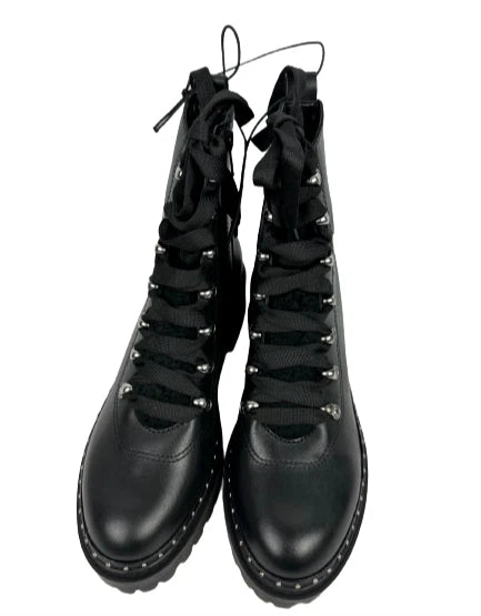 Steve Madden Women's Rainier Fashion Boot | Ankle Lace Up Combat Boots